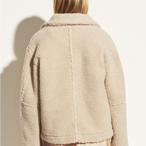 NWOT Vince Sherpa Faux Fur Jacket Size XS (retail $495) - Picture 7 of 16
